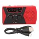 thumbnail image 1 of Manivela de emergencia solar Radio autoalimentada FM AM NOAA Radio meteorológica con linterna Cargador de teléfono celular Conector para auriculares Jadeshay A, 1 of 9