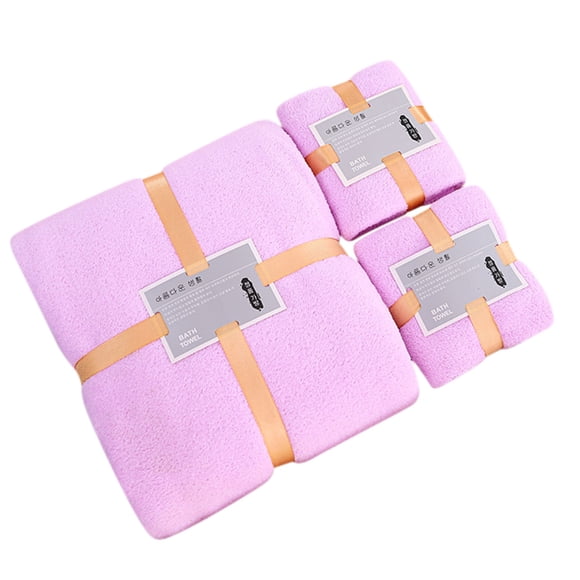 Rkstn Chaises Couverture Nouvelle Serviette en Velours Ensemble de Serviettes de Bain Cadeau Activité Douce Absorbante pour la Maison Quotidienne