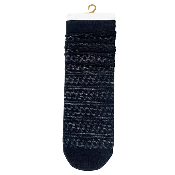 Calcetines de falda de bambú finos para mujer: calcetines redondos casuales de colores