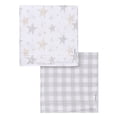 thumbnail image 6 of Gerber Baby Boy or Girl Unisex Muslins Swaddle Blanket, 2-Pack, Celestial, 6 of 11