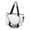 white, variant on Tennis Racket Shoulder Bag Tennis Tote Bag with Removable Shoulder Strap for Women Men Handbag for Clothes Squash Racquets black