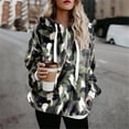 thumbnail image 2 of Sudaderas de forro polar borroso de gran tamaño para mujer con bolsillos Sudaderas con capucha de Sherpa atlético Jersey Outwear Fridja fhghd4851, 2 of 8