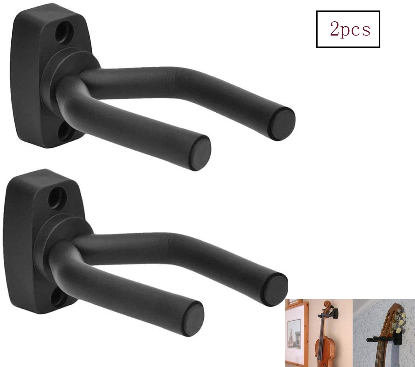 Heldig 2 Pcs Guitar Hook Guitar Stand Wall Mount Guitar Wall Mount