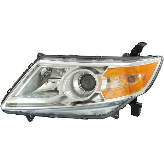 Headlight Compatible With 2011-2013 Honda Odyssey Left Driver Halogen With bulb(s)