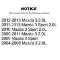 thumbnail image 2 of CMX Rear Left (Driver Side) Disc Brake Caliper SLC-19B2954 for Car Mazda 3 Sport, 2 of 10