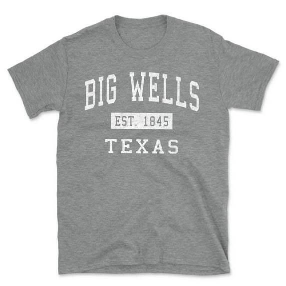 Big Wells Texas Classic Established Men's Cotton T-Shirt