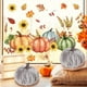 thumbnail image 3 of Uuiauoio Fabric Decoration Pumpkins Harvest Pumpkins for Halloween Fall Harvest Festival, Halloween Thanksgiving Decoration Props for Bedroom Sofa Couch Supplies, 3 of 6