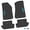 Black w/ Light Blue Insert, variant on Flextread Floor Mats for 18-24 Jeep Wrangler JL 2-Door - Mopar Licensed Factory Fit - Black w/ Red Jeep Insert - 100% Made in USA