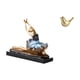 thumbnail image 1 of estatua de bailarina de ballet,Estatua de bailarina de ballet,figura de bailarina,Escultura de resina adorno figura arte moderno,Figura de pájaros,Figura de pájaro dorado,decoración del, 1 of 8