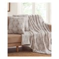 thumbnail image 1 of INFINITY HOME Beige Patterned 50 X 60 Throw Set, 1 of 2