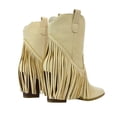 thumbnail image 2 of XY London Bottes de Cowboy à Franges pour Femmes, 2 of 4