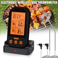 thumbnail image 2 of CAROOTU Wireless Digital Thermometer LCD BBQ Grill Meat Kitchen Oven Food Cooking Thermometer, 2 of 7