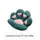 thumbnail image 3 of Cojín de respaldo de pata de gato Cateissary Decoración del hogar Verde, 3 of 6