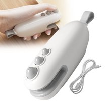 Food Saver Vacuum Sealer Machine Mini Bag Sealer and Cutter 2 in 1, USB Rechargeable Portable Food Sealer for Chips Snacks, Compact Heat Sealer , Household Kitchen Gadget 4.8x1.25 Inch