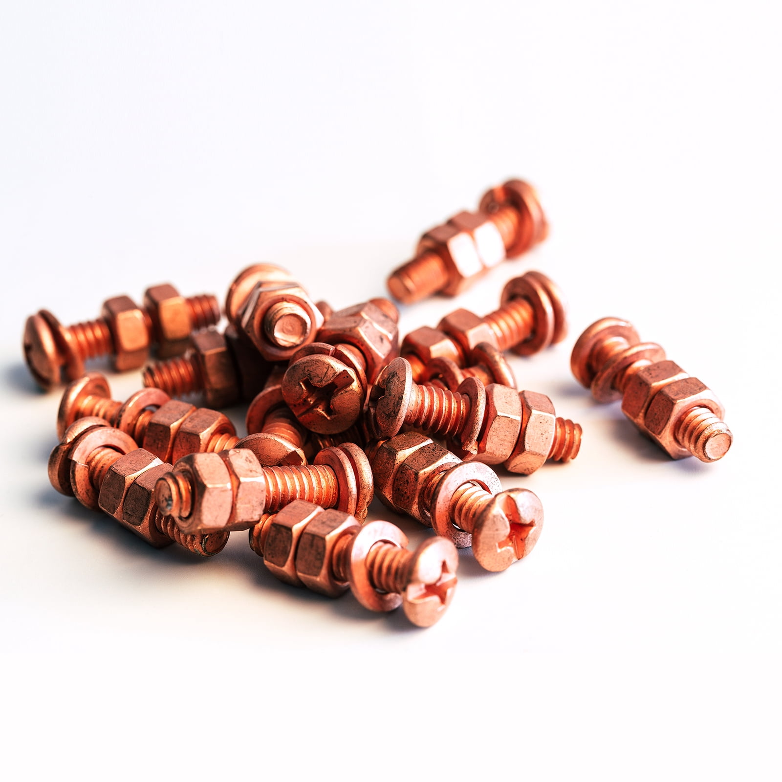 100 Pack M12 Flat Washer Copper Washer Sealing Rings, 12mm ID 18mm OD 1.5mm Thick