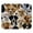 Multicolor 3, variant on PhooArto Comfortable Mouse Pad Anchors Steering Wheels Pattern Desktop Mousepad , 21 x 25 cm Mouse Mat, Non-Slip Rubber Base, Improves Speed and Precision