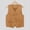 Khaki, variant on RTKFRFLM Kids Western Cowboy Fringe Vest Brown Faux Suede Tassel Top for Party Performance and Dress Up Unisex Style A