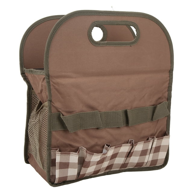 Bolsa portaherramientas de jardín, bolsa de mano para herramientas de jardinería, bolsa de almacenamiento para herramientas de jardín, bolso portador de jardinería, claridad notable