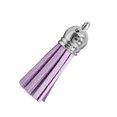 thumbnail image 2 of Cateissary 28 piezas llavero dijes creativo delicado llavero colgante borlas Simple bolso decoración borla artesanía decoración DIY accesorio Artesanía Púrpura claro Cateissary HA059646-16B, 2 of 6