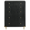 thumbnail image 3 of Arini 5-drawer Bedroom Chest Black, 3 of 15