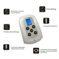 thumbnail image 5 of Electric Blanket Queen,Heated Blanket Throw with 10 Heat Settings/Safety 10 Hours Auto-Off Dual Controllers 84"x90" Linen, 5 of 10