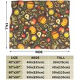 thumbnail image 3 of Fall Blanket for Women Men, Cute Autumn Themed Design Printed Throw Blankets for Teens Adults Lap, Couch Bed, Warm Soft Cozy Blanket, 60"x 80", 3 of 6