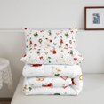 thumbnail image 5 of Manfei Kawaii Xmas Christmas Tree Full Size Comforter Sets,Winter Holiday Bedding Comforter Set,Xmas Reversible,3 Pieces,1 Comforter and 2 Pillowcases, 5 of 7