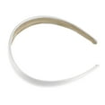 thumbnail image 1 of Diademas de cuero Unique Bargains para el cabello de mujeres, colores sólidos gruesos, blanco, 1 pieza, 1 of 7