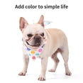 thumbnail image 4 of Pañuelo Para Perro Con Estampado De Lunares, Bufanda Para Mascotas, Lavable, Ajustable, Triangular, Suave, Accesorios De Disfraz, Decoración Para Perros, Gatos, Mascotas Methold PT001576-02, 4 of 7