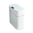 thumbnail image 1 of Smart Sensor Trash Can IPX5 Waterproof Automatic Induction Bathroom Container Bucket Smart Trash Garbage Bin Dustbin Rubbish Waste Bucket Living Room White, 1 of 9