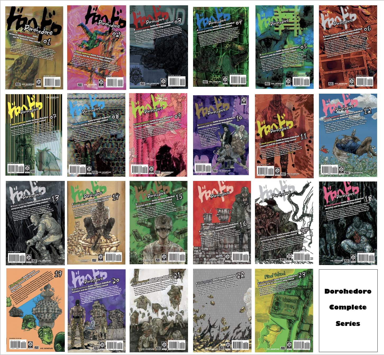 Dorohedoro Complete Manga Collection Vol 1-23 Bundle Set