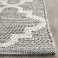 thumbnail image 2 of Safavieh Montauk Collection MTK810A Flatweave Grey and Ivory Cotton Area Rug (5' x 8'), 2 of 2