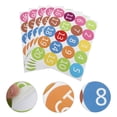 thumbnail image 3 of Number Sticker Stickers Labels Circle Label Inventory Pasters Round Paper Wall Encouragement Pvc Reward Numbers Learning, 3 of 8