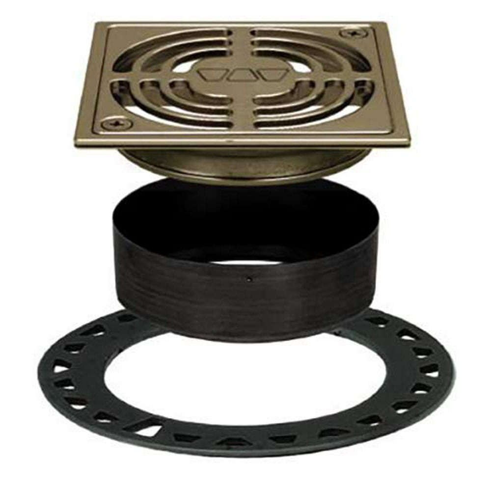 Schluter KerdiDrain Grate Kit, 4" Brushed Nickel