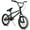 Black with Grey Tires, variant on cubsala 18 in Freestyle BMX Kids Bike for Age 5-8 Years Old Boys Girls,Blue