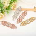 thumbnail image 4 of Uxcell Crystal Rhinestone Applique, Sew on Applique Dress Decoration for Women Prom Wedding Party Silver, 2 Packs, 4 of 5