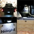 thumbnail image 6 of Nilight 2PCS 12V LED License Tag Light Convenience Courtesy Door Step Lights Waterproof Rainproof Dome Cargo Under Hood Legal for Car Truck RV Trailer, 6 of 6