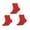 Red, variant on 3pcs Self-Heating Socks Comfortable Stretch Durable Massage Warm and Cold-Resistant Washable Heated Cotton Socks