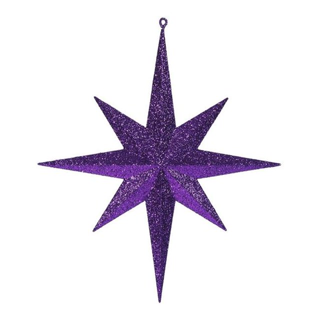 Vickerman M167566 15.75 Po. Ornement Étoile Pailletée Violette