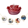 thumbnail image 4 of Zest Candle 12-Piece Folding Candles, 3-Inch, Red Rose, 4 of 5