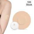 thumbnail image 1 of Waterproof Sensor Covers For Freestyle Libre, Reliable Adhesive Performance, Latex-Free Cotton Strong Adhesion, 100 Pack Durable 14+ Days Protection For Continuous Glucose Monitor, 1 of 5