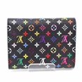 thumbnail image 3 of Pre-Owned LOUIS VUITTON LV x TM Portefeuille Victorine Tri-fold Wallet M14163 Black..., 3 of 6