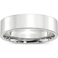 thumbnail image 1 of 10K White Gold 10Kw 6mm Standard Flat Comfort Fit Band Size 11 Made In United States 1wflc060-11, 1 of 5