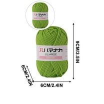 WNFJR Milk Cotton Yarn, 100g Yarn for Crochet, Crochet Yarn for Crocheting, Cotton Yarn, Soft Yarn for Sweater, Hat, Socks, Blankets
