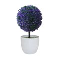 thumbnail image 2 of Cheers.US Artificial Potted Plant Ball Simulated Floral Ball Topiary Tree Bonsai for Home Wedding Tabletop Decor, 2 of 7