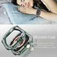 thumbnail image 4 of Dwitch 2-Pack Soft TPU Frame Bumper Watch Cover Compatible with Apple iWatch Series 10 46mm,Heavy Duty TPU & Hard PC Protective Bumper for iWatch Series 10 46mm,NO Screen Protector,Green, 4 of 7