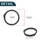 thumbnail image 5 of Anillo espaciador de altavoz Unique Bargains Adaptador de espaciador de altavoz tweeter para Honda Civic para 6.5" ABS 2 juegos, 5 of 7