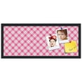 thumbnail image 2 of PinPix 30x12 Custom Cork Bulletin Board Argyle Pink Poster Board Has a Fabric Style Canvas Finish, Framed in Argyle Pink, by ArtToFrames (PinPix-635), 2 of 6