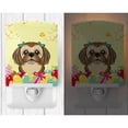 thumbnail image 2 of Caroline's Treasures BB1931CNL Chocolate Brown Shih Tzu Easter Egg Hunt Ceramic Night Light, 6x4x3", multicolor, 2 of 2