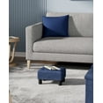 thumbnail image 2 of OSM Foot Stool Ottoman, Small Ottoman Foot Rest with Legs, Rectangle Foolstool Ottomans for Couch, Ottoman Foot Stools for Living Room Entryway (Navy Blue), 2 of 9